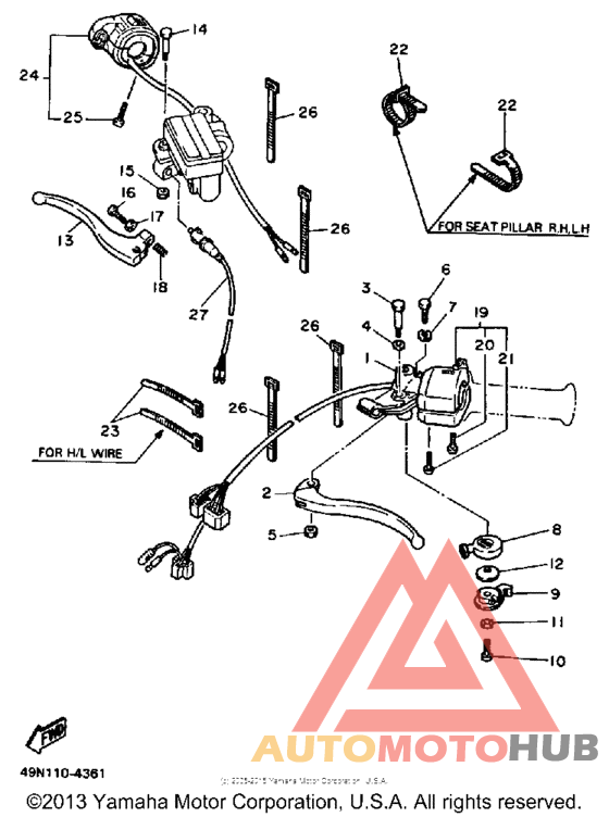 Handle switch - lever