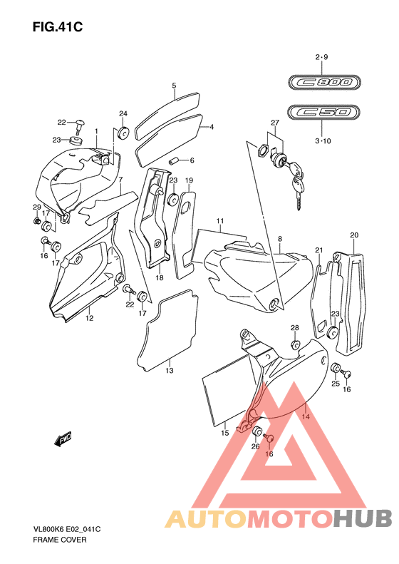 Обтекатель задний