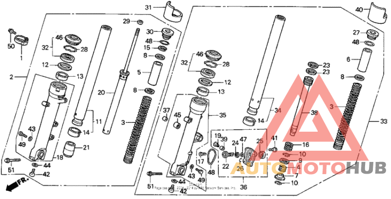 St1100 front fork 95-98