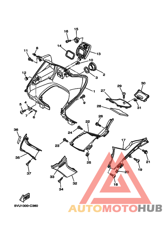 Щиток облицовочный