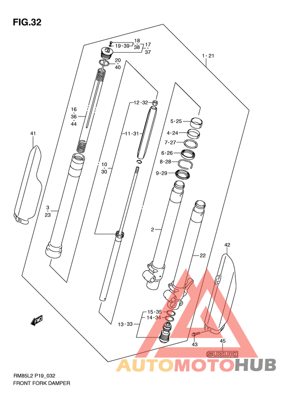 Демпфер передней вилки