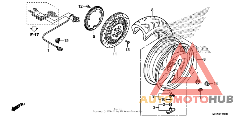 Переднее колесо