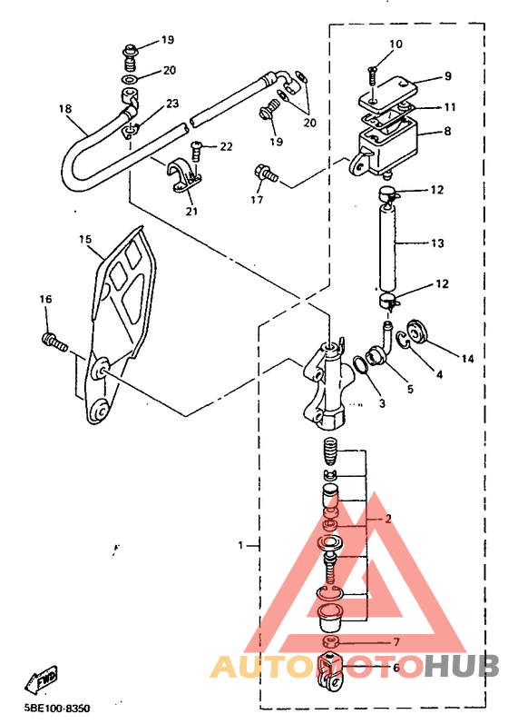 Задний торм цилиндр