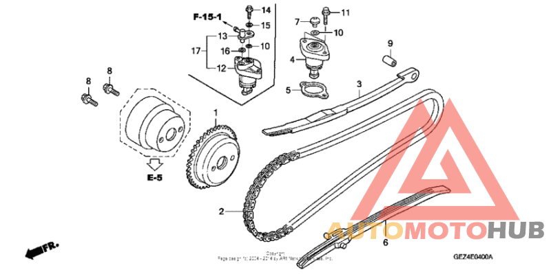 Cam chain + tensioner