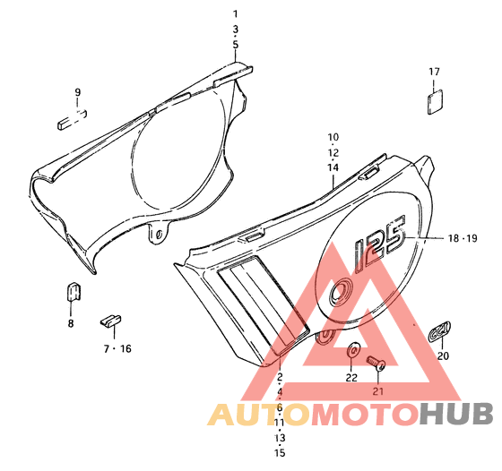Обтекатель задний