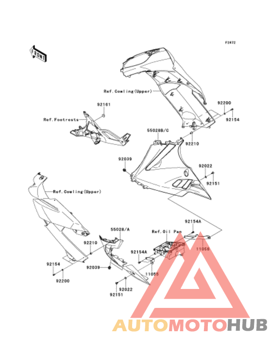 Обтекатель нижний