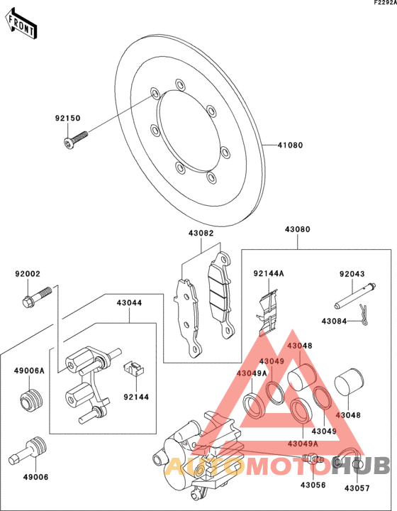 Front brake(r4/r5)