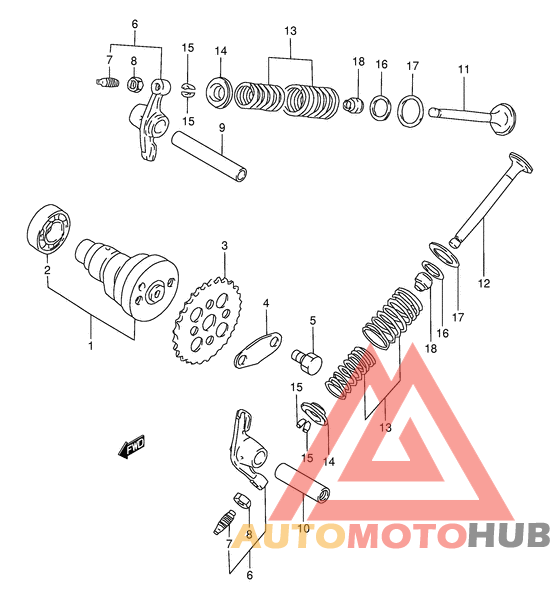 Распредвал / клапан