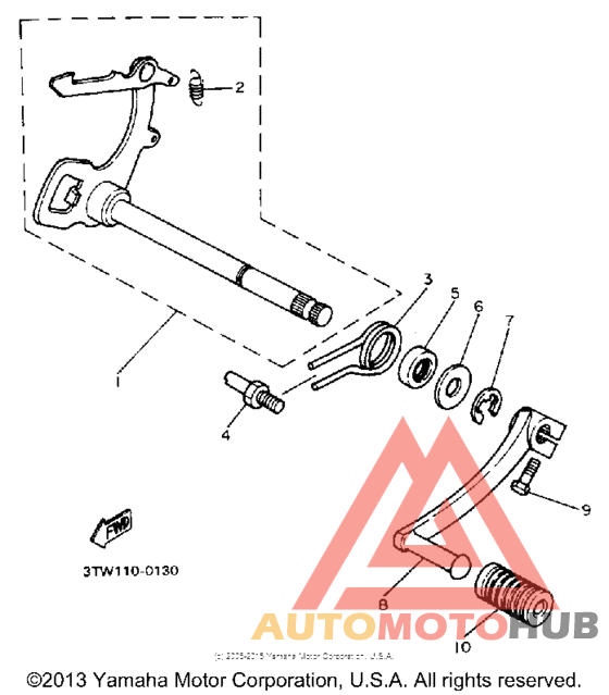 Вал переключения