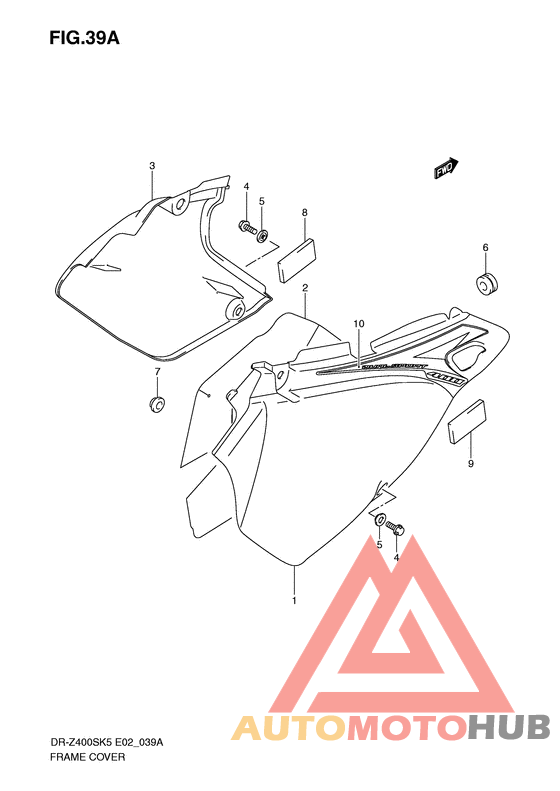 Обтекатель задний