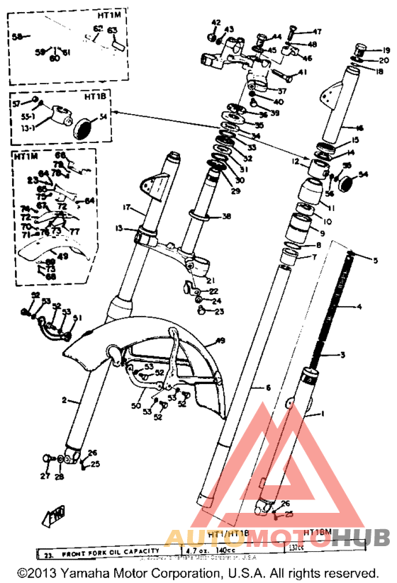 Front fork & front fender