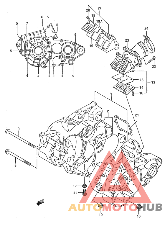 Картер двигателя