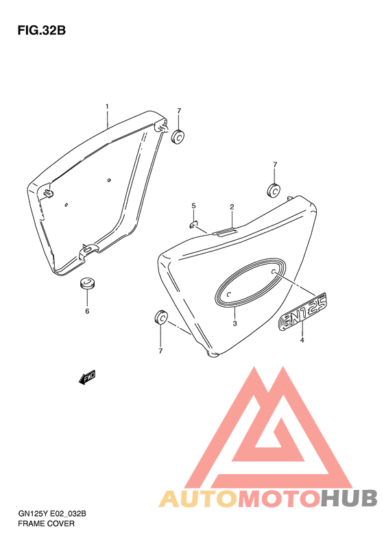 Обтекатель задний