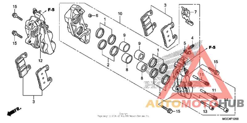 Передний суппорт