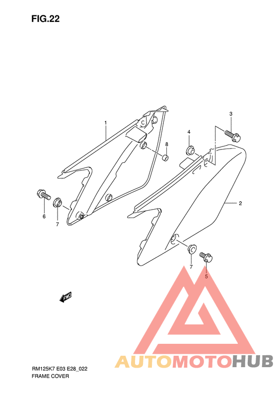 Обтекатель задний