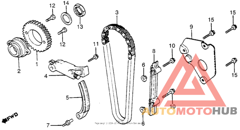 Cam chain + tensioner