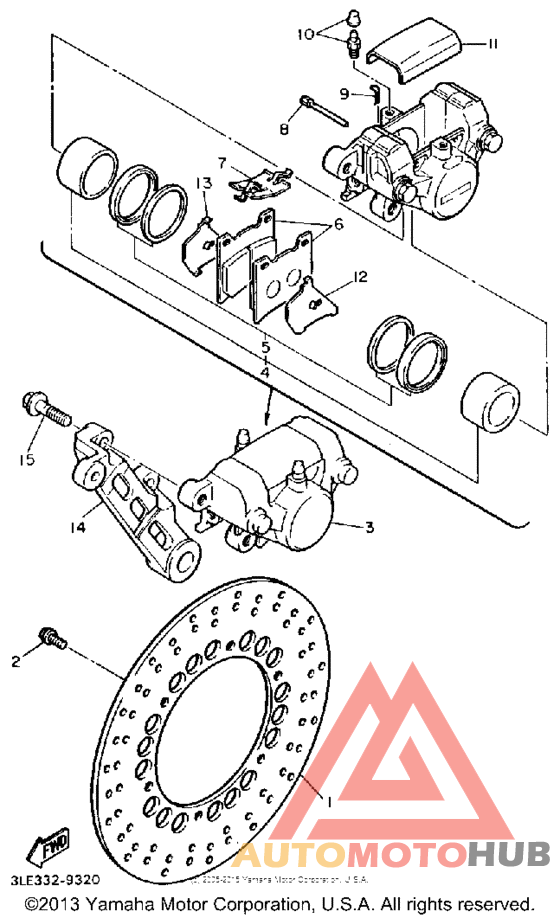 Задний суппорт