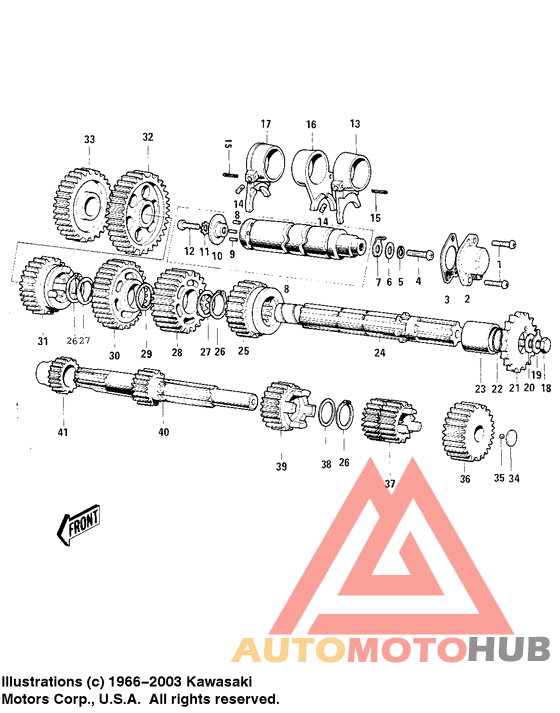 Transmission/change drum