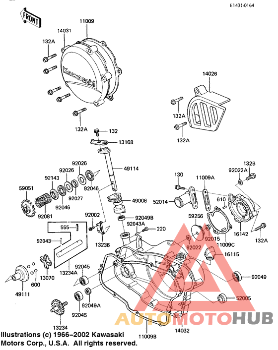 Engine covers/water pump