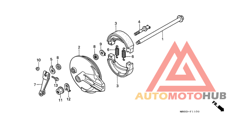 Задний тормоз