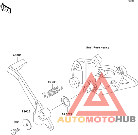 Педаль тормоза