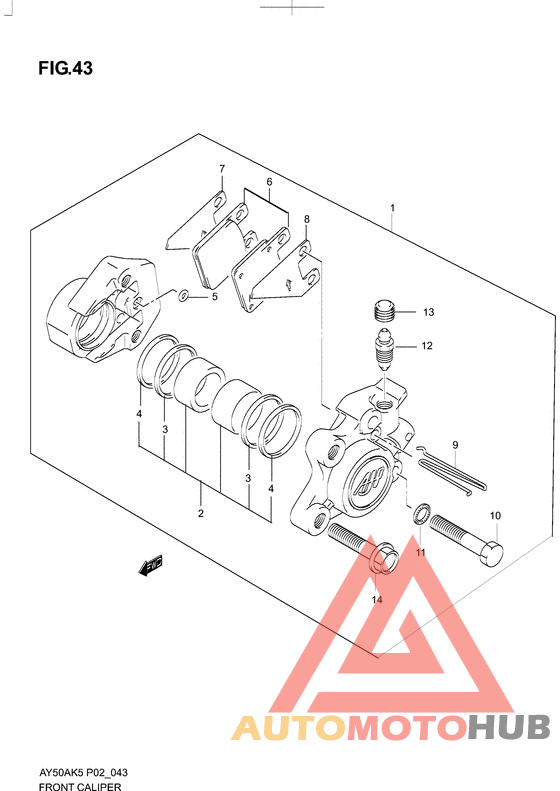 Передний суппорт