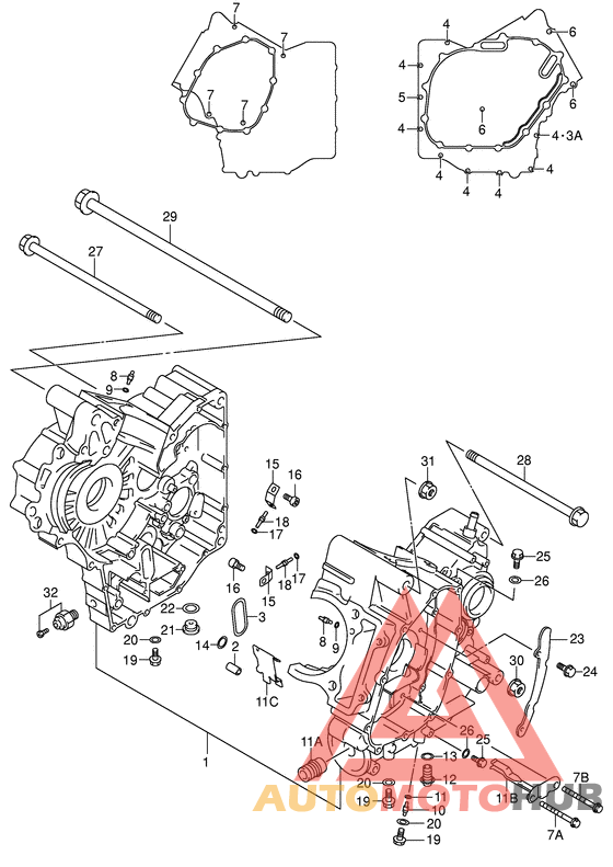 Картер двигателя