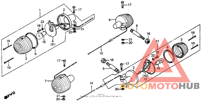 Задний фонарь