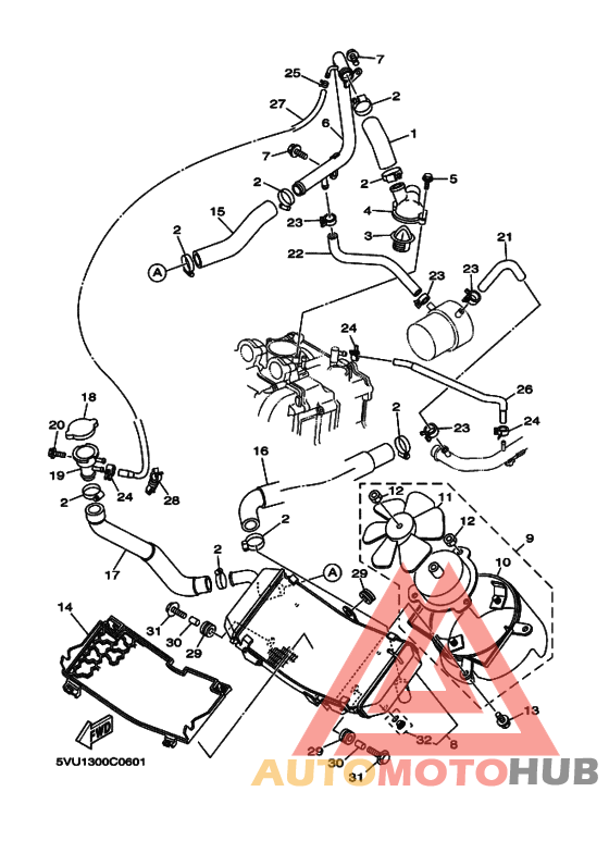 Радиатор и шланг