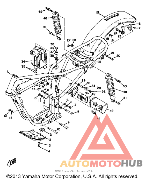 Frame & rear fender