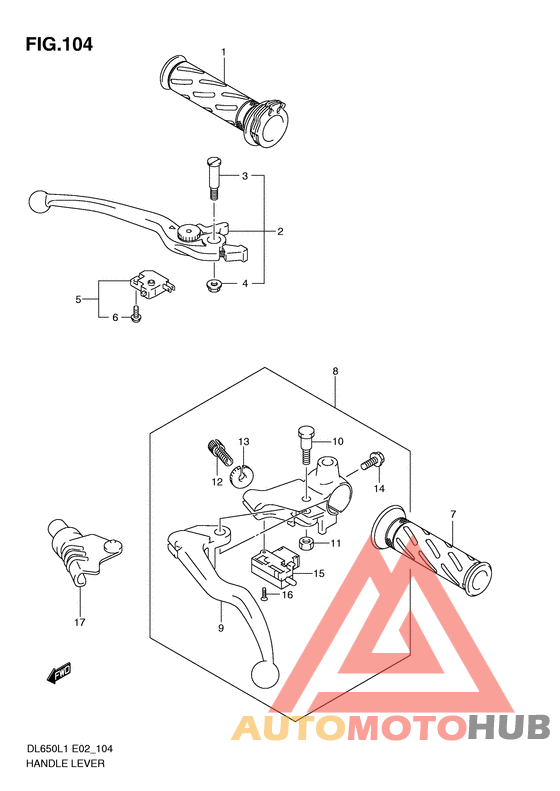 Рулевой рычаг