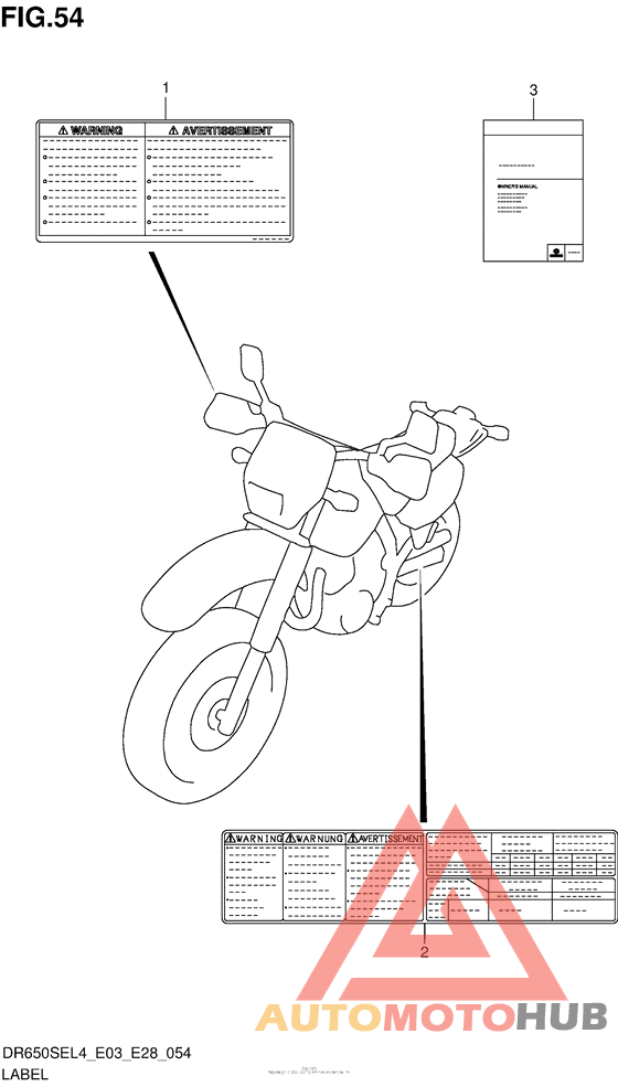 Label (Dr650Sel4 E28)