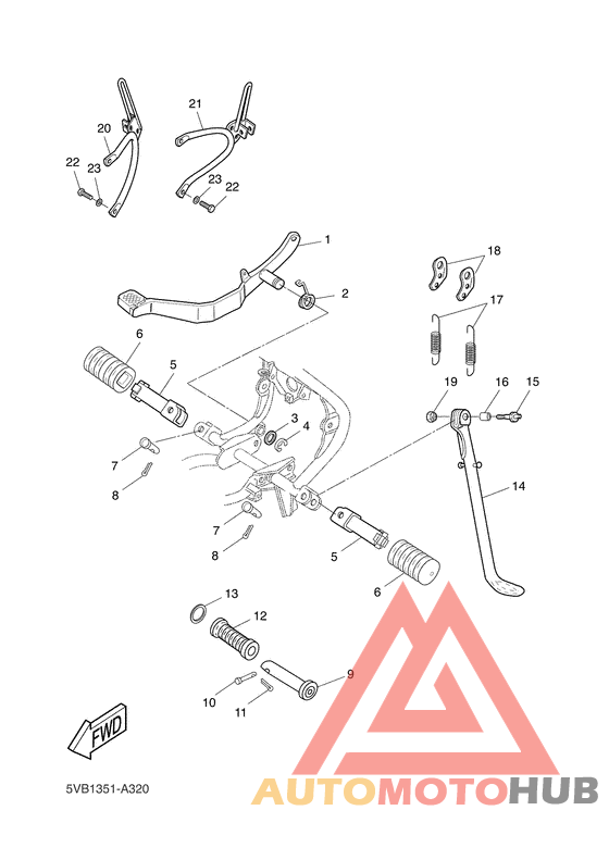 Support. repose-pieds