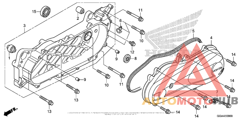 Swingarm + Left Side Cover