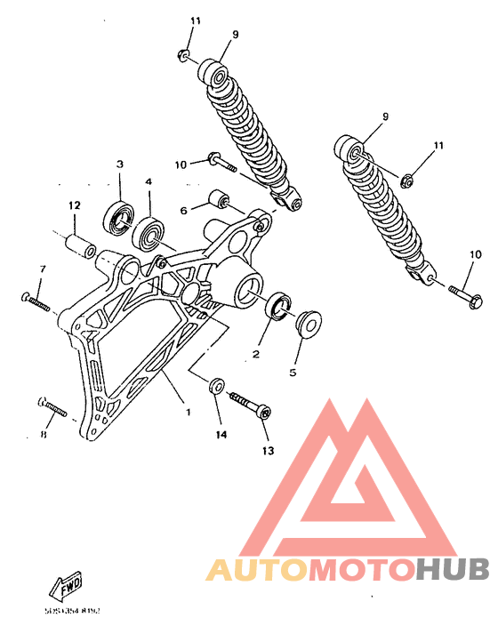 Rear arm. suspension