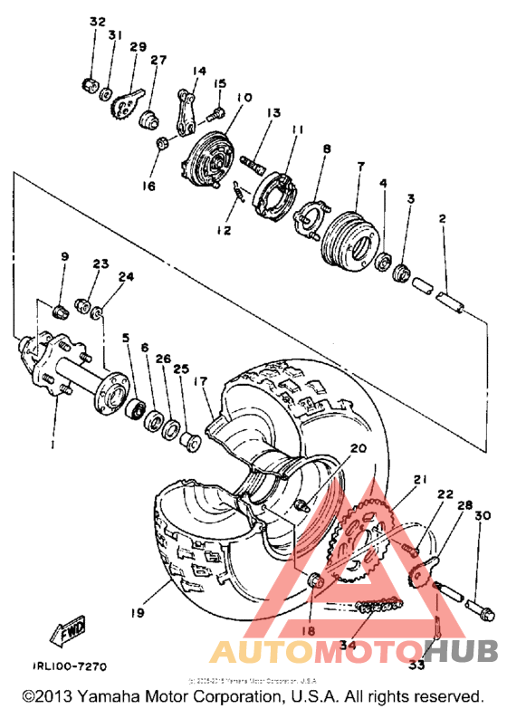 Переднее колесо