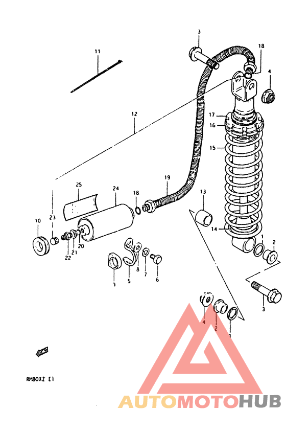Задние амортизаторы