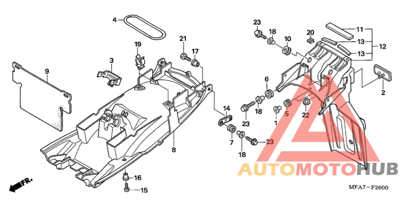 Заднее крыло