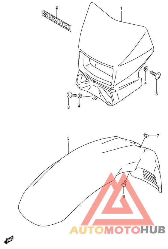 Фара головного света
