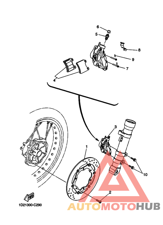 Передний суппорт