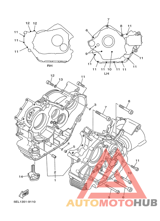 Картер двигателя