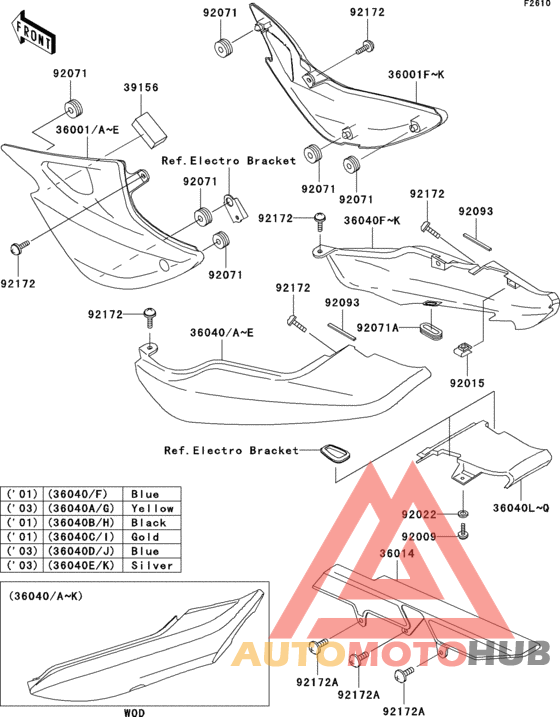 Side covers/chain cover(1/2)