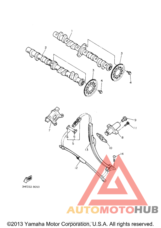 Цепь механизма газораспределения