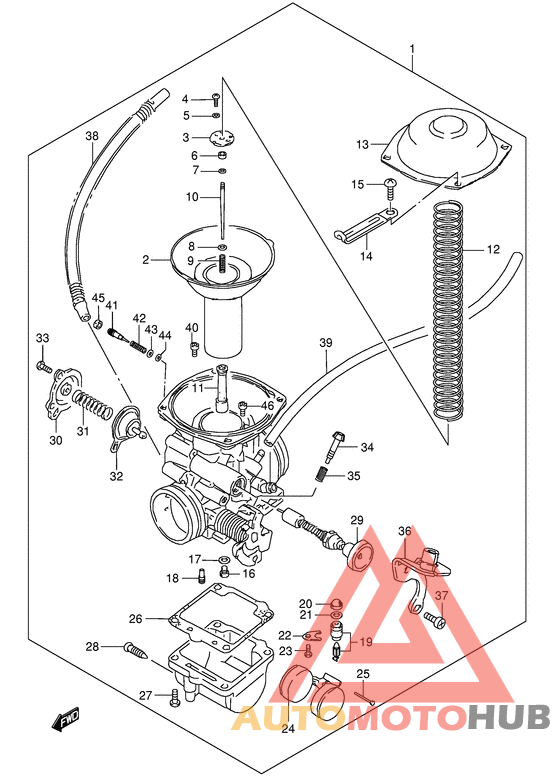 Carburetor assy
