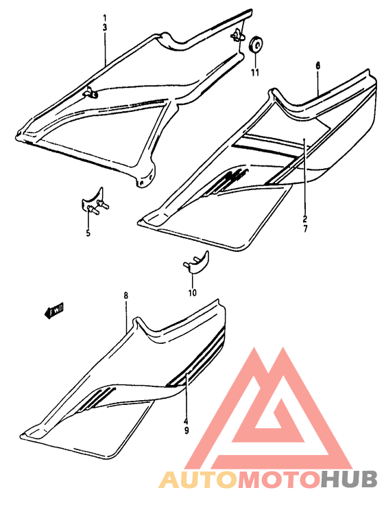 Обтекатель задний