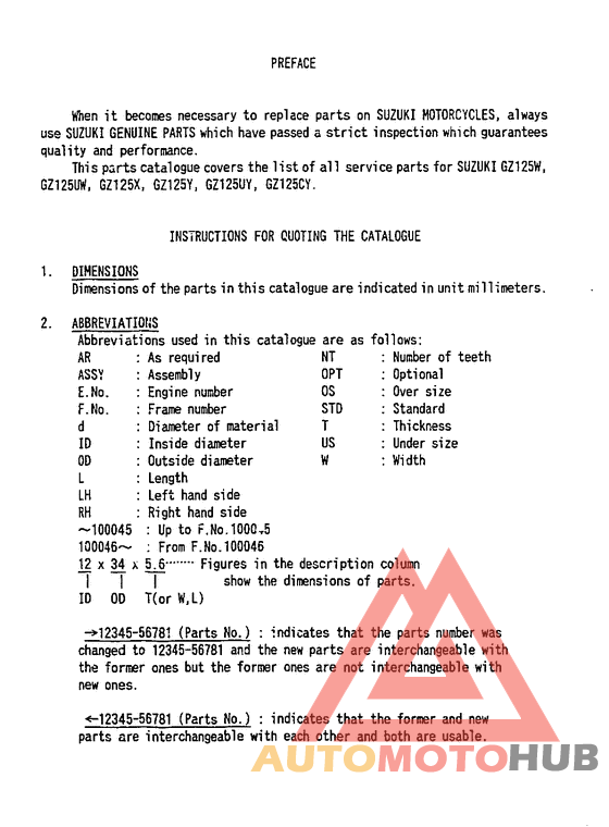 Catalog preface