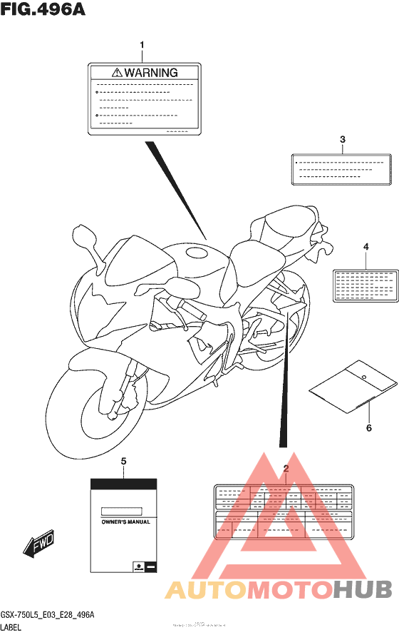 Label (Gsx-R750L5 E03)