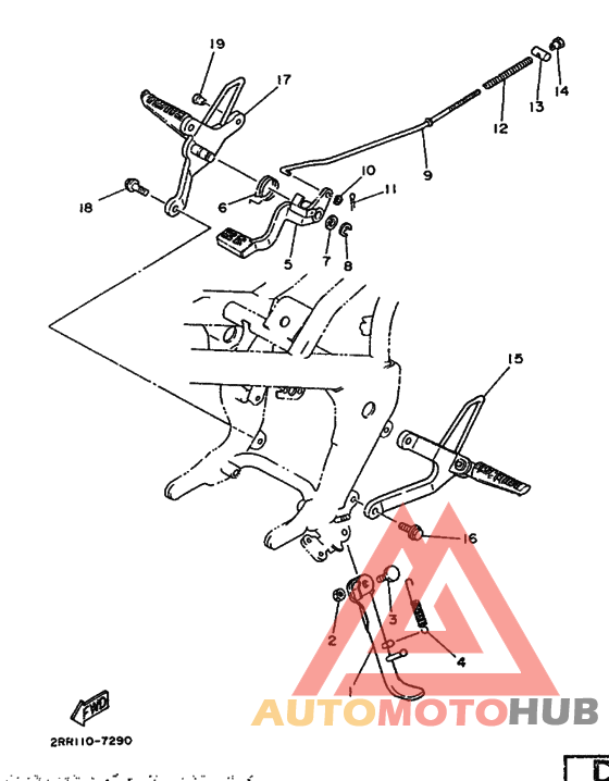 Support & repose pied
