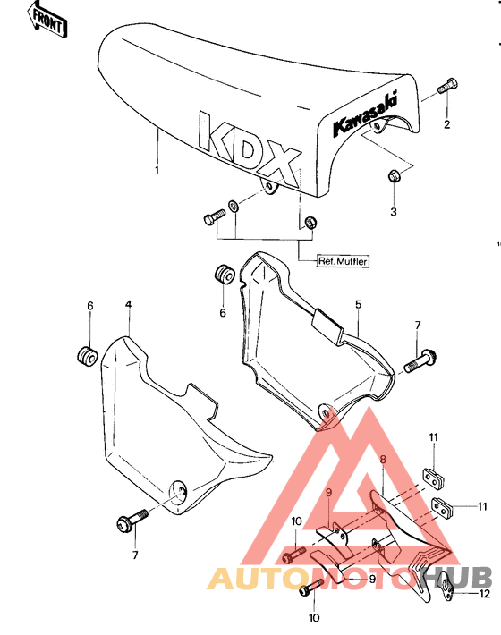 Seat/side covers/chain cover