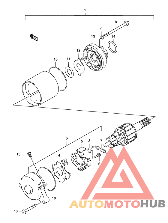 Стартерный мотор